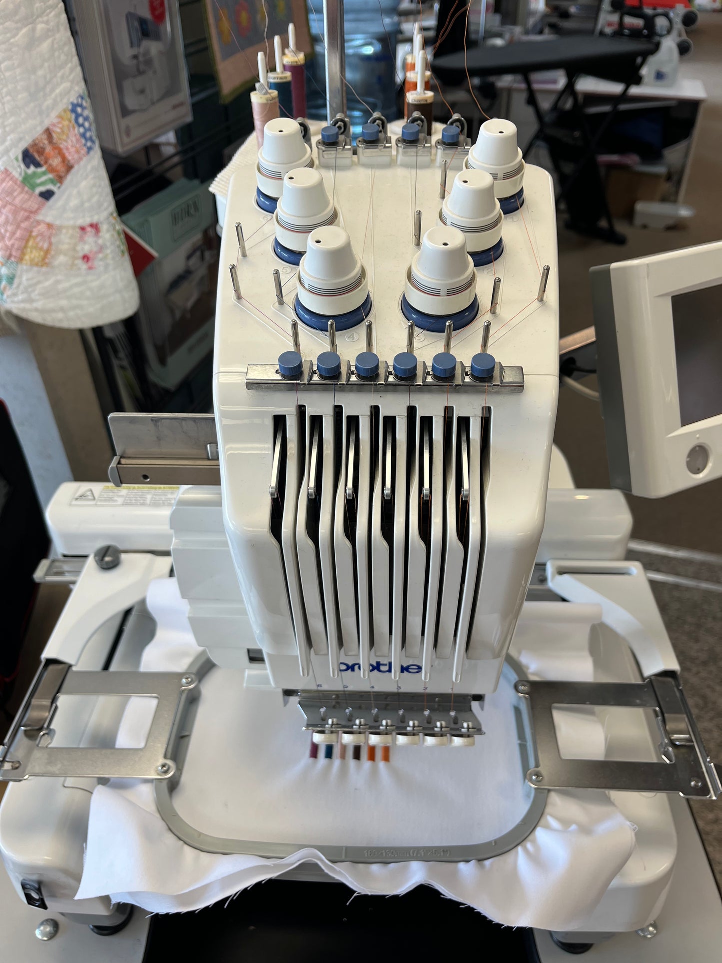 Brother Pr-620 6 needle embroidery machine
