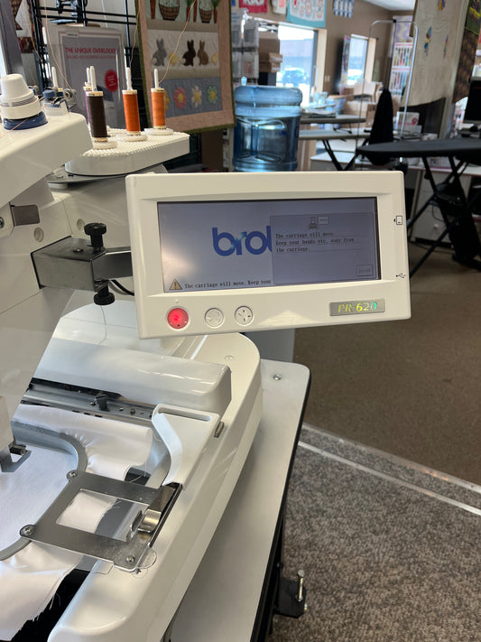 Brother Pr-620 6 needle embroidery machine
